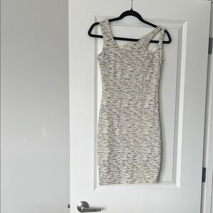 Chic Cream Sleeveless Mini Dress